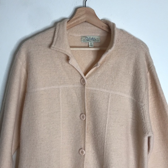 Cabelas ladies button up long sleeve wool cotton cardigan sweater size XL - Picture 2 of 10
